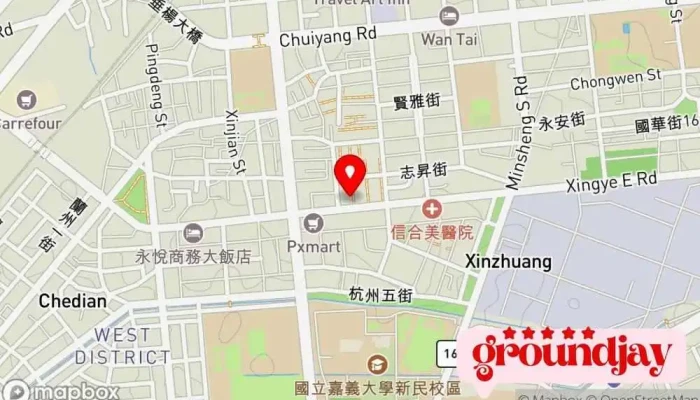 Ling Zhi Qi Ye You Xian Gong Si 地圖 - Chiayi City, West District