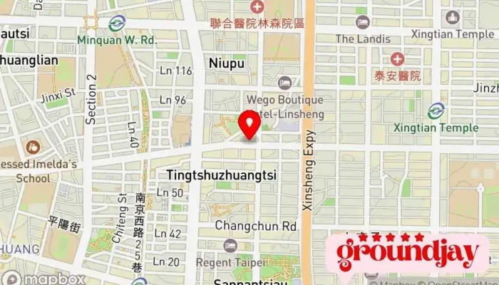 Lu Meng Zi Xun Kai Fa Gu Fen You Xian Gong Si 地圖 - Taipei City, Zhongshan District