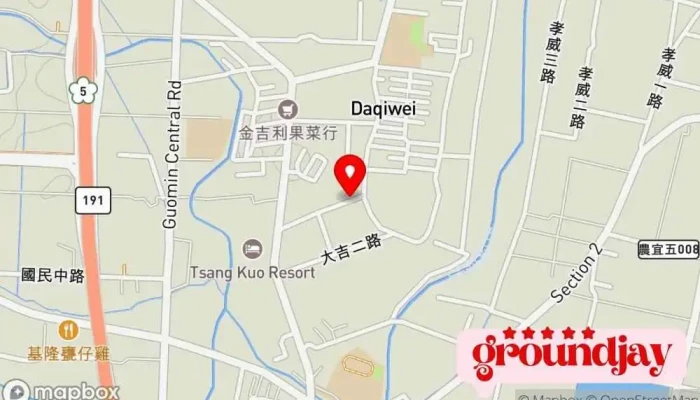 Lu Si Nong Zhuang  Yi Lan Villa 地圖 - Yilan County, Wujie Township