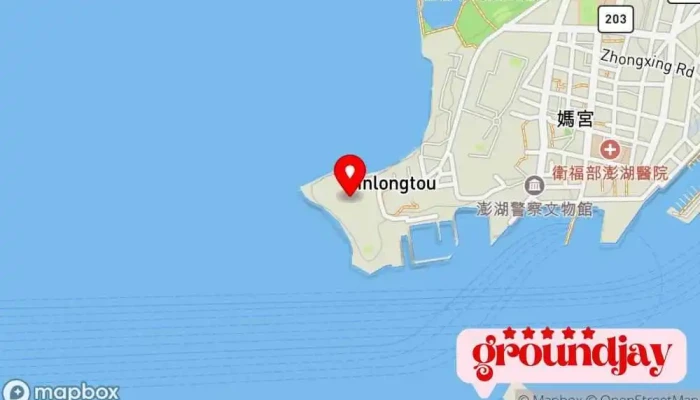 地图 马公金龟头炮台 堡垒, 古迹地标, 旅游胜地 在 Penghu County, Magong City