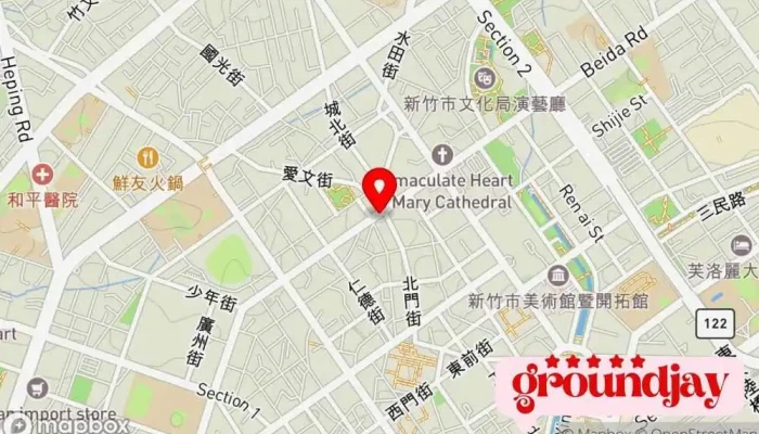 Ming Jie Kai Fa Gu Fen You Xian Gong Si 地圖 - Hsinchu City, North District