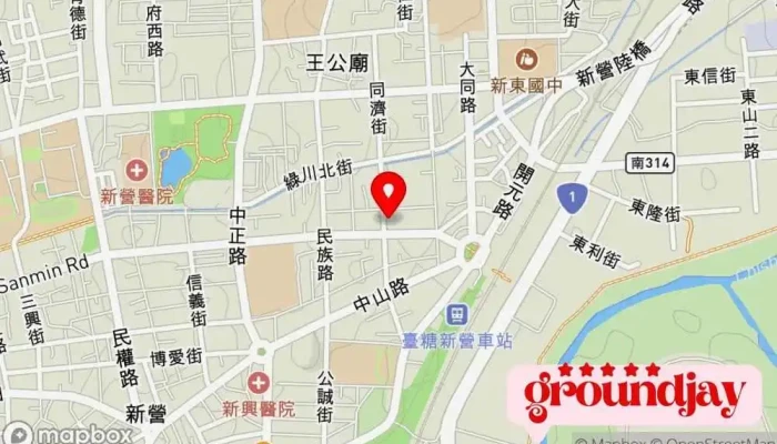 Mo Dian Guo Ji You Xian Gong Si 地圖 - Tainan City, Xinying District