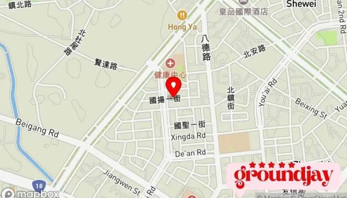 地图 內政部土地重劃工程處南區第一開發隊  在 Chiayi City, West District