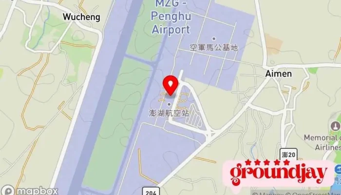 Nei Zheng Bu Yi Min Shu Guo Jing Shi Wu Da Dui Tai Zhong Gang Guo Jing Shi Wu Dui Peng Hu Ban Gong Shi 地圖 - Penghu County, Huxi Township