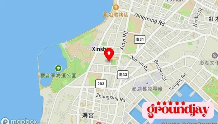 Peng Hu Xian Peng Hu Di Zheng Shi Wu Suo 地圖 - Penghu County, Magong City