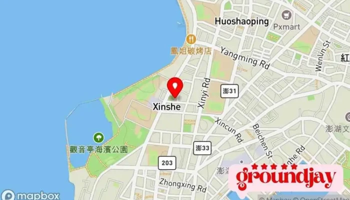 Peng Hu Xian Zheng Fu Jing Cha Ju Min Fang Guan Zhi Zhong Xin 地圖 - Penghu County, Magong City