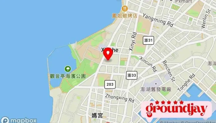 Peng Hu Xian Zheng Fu Jing Cha Ju 地圖 - Penghu County, Magong City