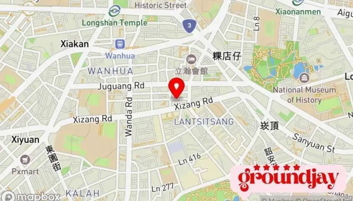 Pi Ke Chuang Yi Zheng He You Xian Gong Si 地圖 - 台灣万华区