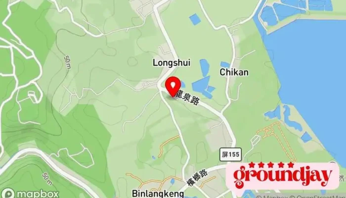 Ping Dong Xian Heng Chun Zhen Long Shui She Qu Fa Zhan Xie Hui 地圖 - Pingtung County, Hengchun Township