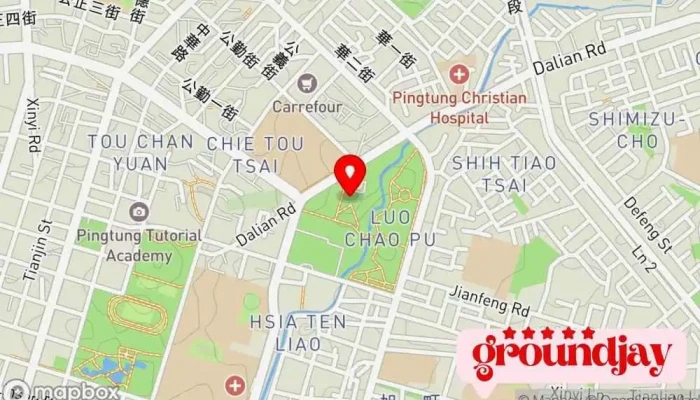 Ping Dong Xian Li Tu Shu Guan Zong Guan 地圖 - Pingtung County, Pingtung City