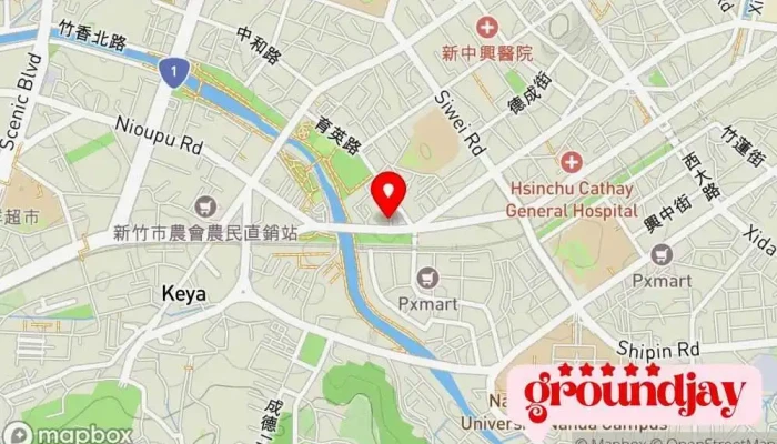 Quan Guo Dian Zi Xin Zhu Zhong Hua Men Shi 地圖 - Hsinchu City, North District