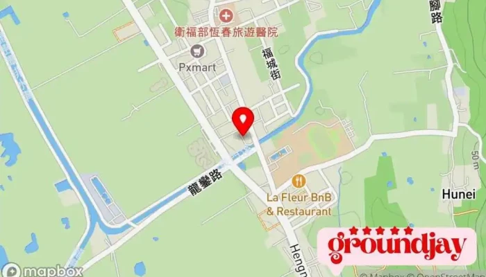 Ri Zao Shen Guang Ke Zhu 8 13Ren Ken Ding Bao Dong Min Su Heng Chun Bao Dong Min Su Xi Shui Chi Ktv 地圖 - Pingtung County, Hengchun Township