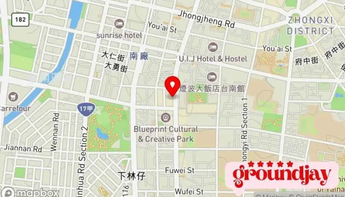 Rui Yuan Ke Ji You Xian Gong Si 地圖 - Tainan City, West Central District