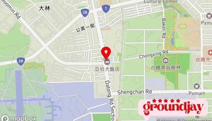 San Shang Dian Nao Gu Fen You Xian Gong Si Tai Nan Ban Shi Chu 地圖 - Tainan City, East District