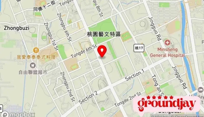 Shang Chuan Mei Guo Ji You Xian Gong Si 地圖 - Taoyuan City, 桃園區