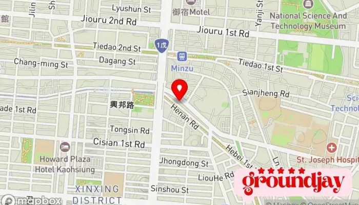 地图 生活情报科技网路股份有限公司 互联网营销服务, 汽车租赁公司, 商业房地产代理, 新闻服务 在 Kaohsiung City, Sanmin District