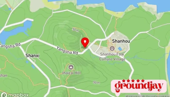Shi Shan Pao Zhen Di 地圖 - Kinmen County, Jinsha Township