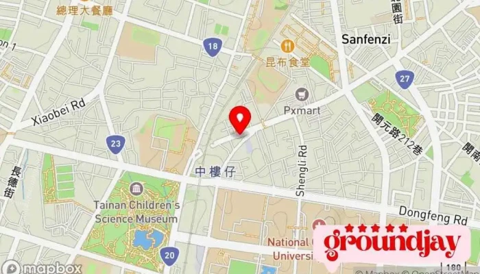 Shui Ping Zuo Dian Zi You Xi Chang 地圖 - Tainan City, North District