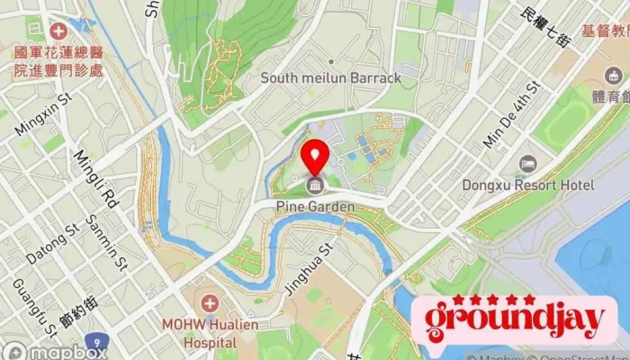 地图 松园别馆 历史博物馆, 艺术中心, 遗产性建筑, 古迹地标, 餐馆, 旅游胜地 在 Hualien County, Hualien City