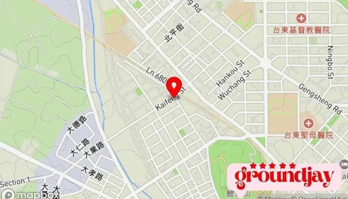 地图 台东e电网 网吧 在 Taitung County, Taitung City