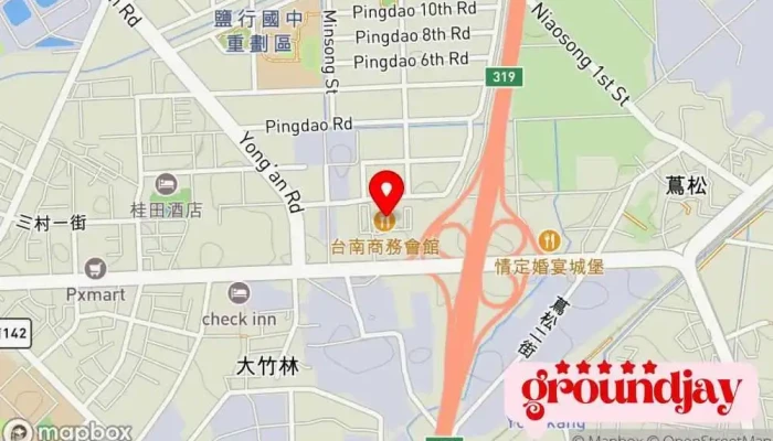 Tai Nan Shang Wu Hui Guan  Gang Shi Yin Cha 地圖 - Tainan City, Yongkang District