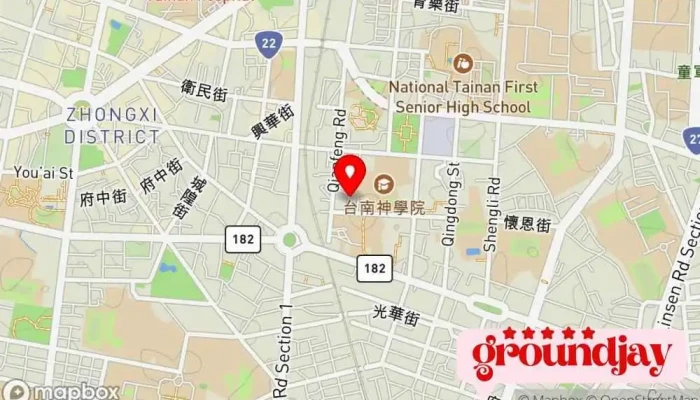 Tai Nan Wang Ye She Ji Xie Hui  Wang Zhan Jia She Zhuan Jia 地圖 - Tainan City, East District