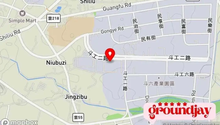 Tai Ri Gu He Tong Bo Gu Fen You Xian Gong Si 地圖 - Yunlin County, Douliu City
