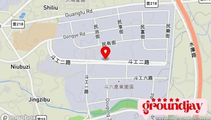 地图 台日國際住宅 日本耐震輕鋼構建築 定制住宅建筑商, 建筑设计师, 建筑设计所, 承包商 在 Yunlin County, Douliu City