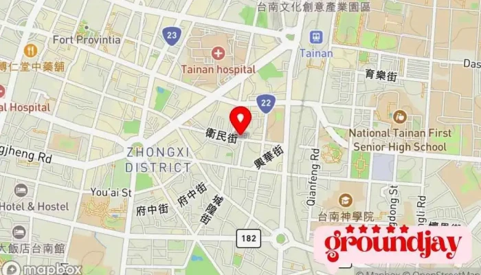 Tai Shen Dian Zi Qi Ye Xing 地圖 - Tainan City, West Central District