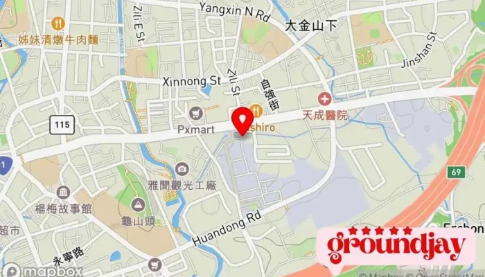 Tai Wan Dong Dian Hua Gu Fen You Xian Gong Si Tdk 地圖 - Taoyuan City, Yangmei District