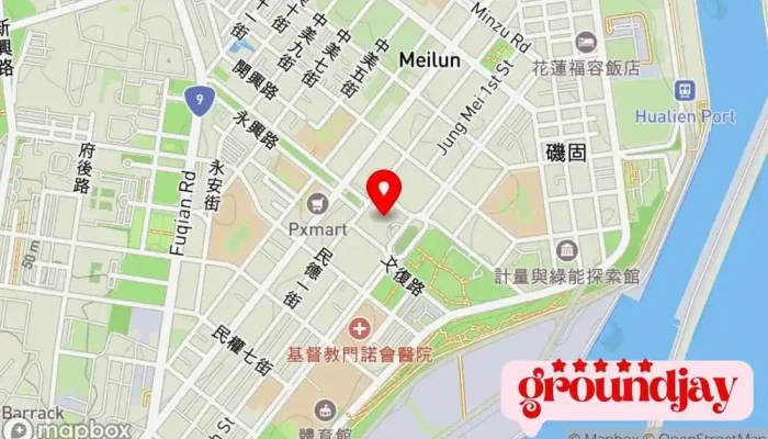地图 台湾高等法院花莲分院 政府机构 在 Hualien County, Hualien City