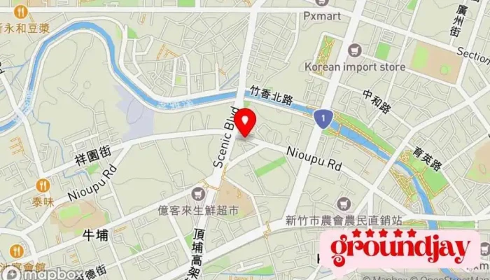 Tai Wan Guan Jian Gu Fen You Xian Gong Si 地圖 - Hsinchu City, Xiangshan District