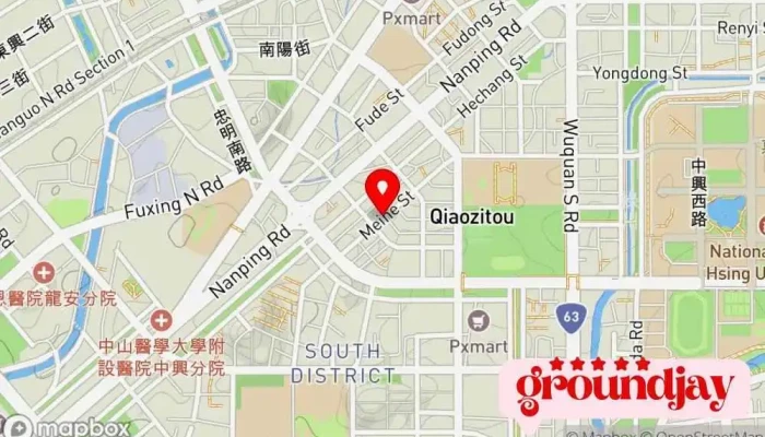 地图 台湾开放式课程发展协会 协会或组织 在 Taichung City, South District