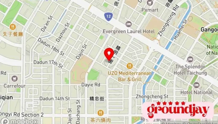 Tai Wan Shang Wu Zhong Xin 地圖 - Taichung City, West District