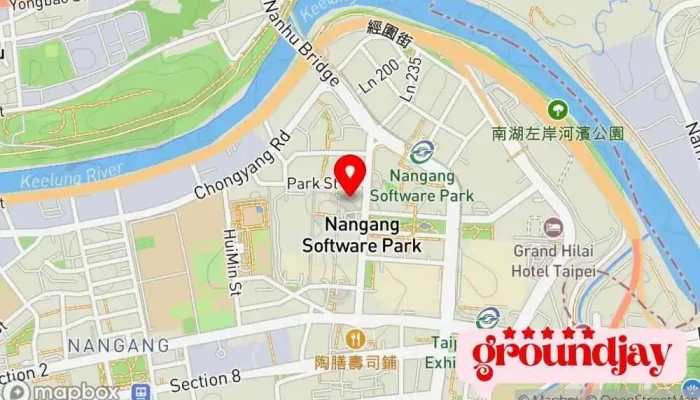 Tai Wan Shuo Wang Wang Lu Yu Le Gu Fen You Xian Gong Si 地圖 - Taipei City, Nangang District