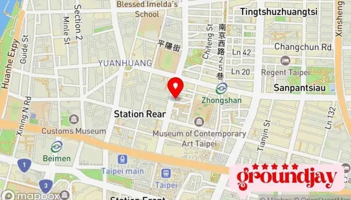 Tou Jia Zhi Zao Suo  Feng Bu Da Zhuan Wei Tou Jia Chuang Zao Pin Pai Xing Xiao Gong Si 地圖 - Taipei City, Datong District