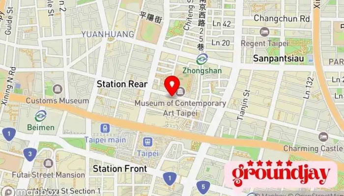 Wang Hong Xi Ren Wang Hong Dian Shang 地圖 - Taipei City, Datong District