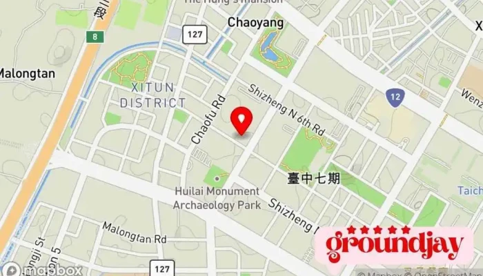 Wang Ku Zi Xun You Xian Gong Si 地圖 - Taichung City, Xitun District