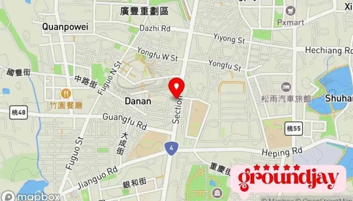 Wang Ye She Ji  Ya Zhou Wang Xun Ke Ji 地圖 - Taoyuan City, Bade District