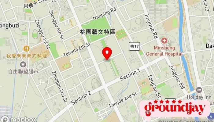 Wen Ding Huang Shang Ji Xiang Ma La Yang Sheng Guo  Tao Yuan Yi Wen Dian 地圖 - Taoyuan City, Taoyuan District