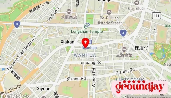 Wu Ge Pu You Zhi Piao Quan Zhuan Shou Wang 地圖 - Taipei City, Wanhua District