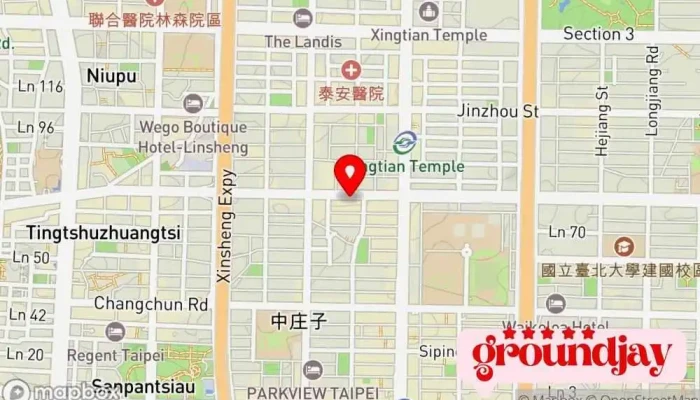 Xi Lai Jiu Yan Studio 地圖 - Taipei City, Zhongshan District