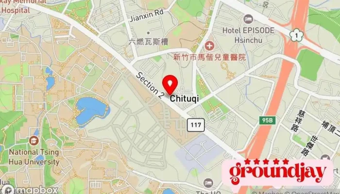 Xiang Yi Tong Xun  Chu Guo Shang Wang Qia Fen Xiang Qi Zhuan Mai Dian Xin Zhu Men Shi 地圖 - Hsinchu City, East District