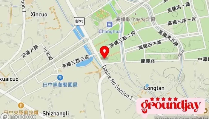 Xin Dong Kai Fa Gu Fen You Xian Gong Si 地圖 - Changhua County, Tianzhong Township