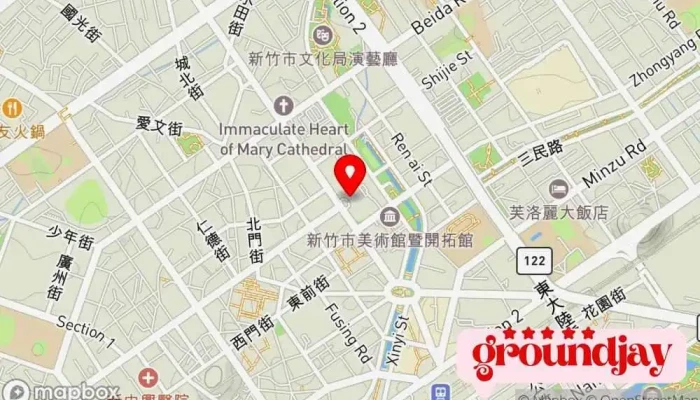 Xin Zhu Shi Zheng Fu Jiao Tong Chu 地圖 - Hsinchu City, North District