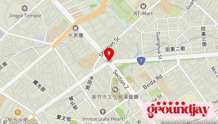 Xin Zhu Shi 地圖 - 新竹市