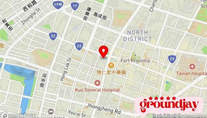 Yan Cheng Xing You Xian Gong Si 地圖 - Tainan City, West Central District