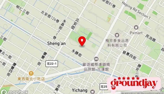 Yi Chang Tong Xin 地圖 - Hualien County, Ji’an Township