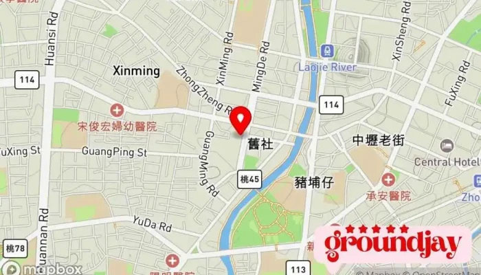 Yi Fei Dian Nao You Xian Gong Si 地圖 - Taoyuan City, Zhongli District