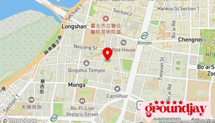 Yi Hao Ke Ji Gu Fen You Xian Gong Si 地圖 - Taipei City, Wanhua District